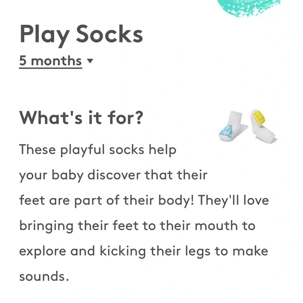 🚫FINAL SALE!! Lovevery Play Socks - Picture 3 of 3